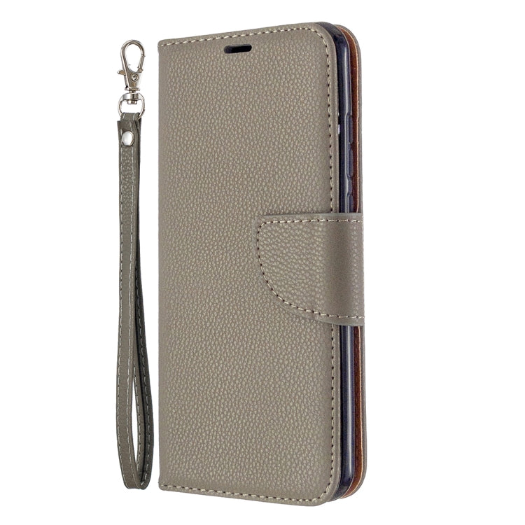 For Huawei P Smart (2020) Litchi Texture Pure Color Horizontal Flip PU Leather Case with Holder & Card Slots & Wallet & Lanyard