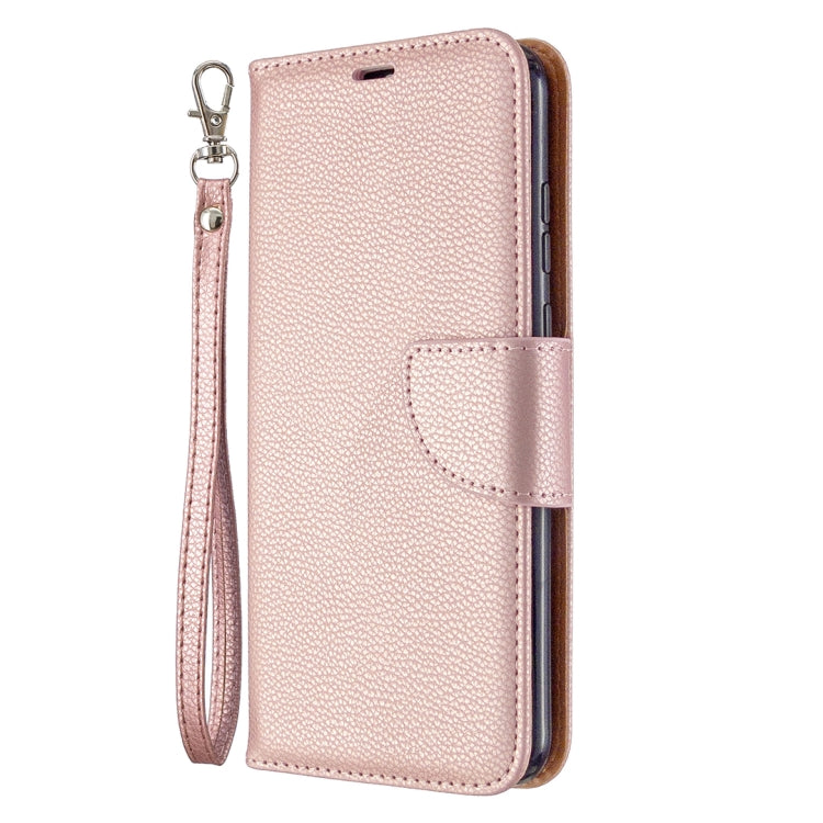 For Huawei Honor 9A Litchi Texture Pure Color Horizontal Flip PU Leather Case with Holder & Card Slots & Wallet & Lanyard