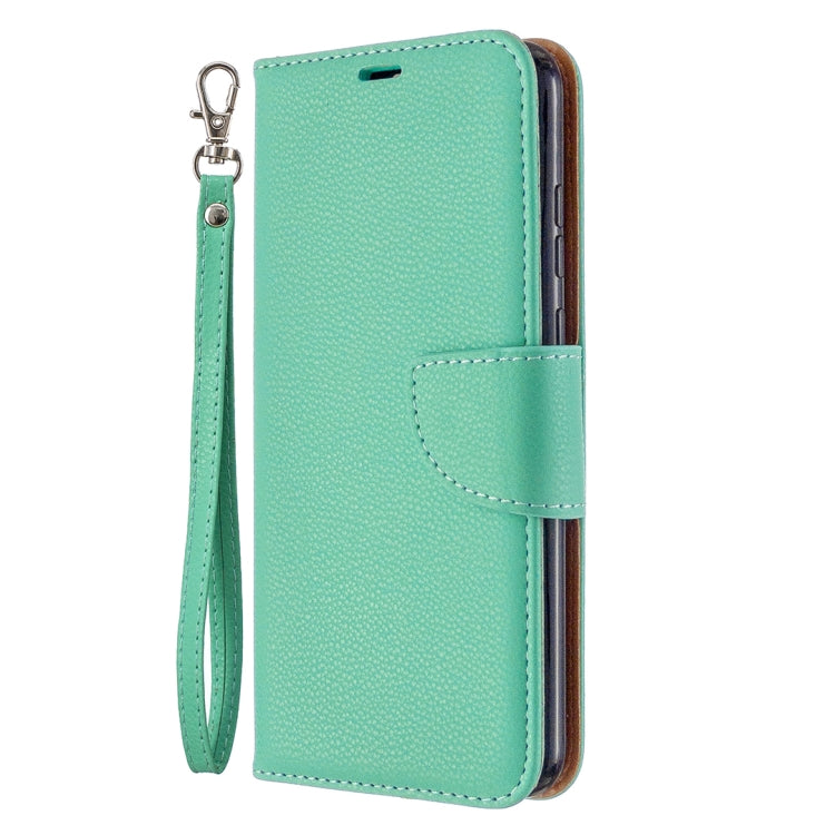 For Huawei Honor 9A Litchi Texture Pure Color Horizontal Flip PU Leather Case with Holder & Card Slots & Wallet & Lanyard