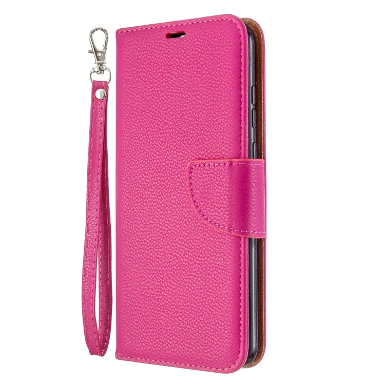 For Huawei Honor 9A Litchi Texture Pure Color Horizontal Flip PU Leather Case with Holder & Card Slots & Wallet & Lanyard