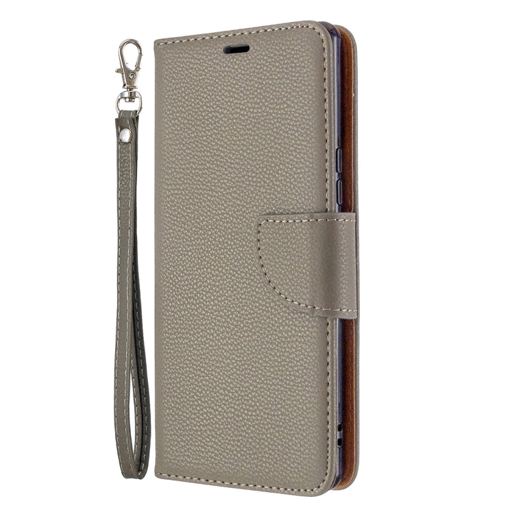 For Sony Xperia L4 Litchi Texture Pure Color Horizontal Flip PU Leather Case with Holder & Card Slots & Wallet & Lanyard