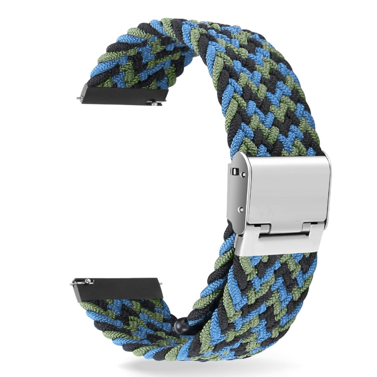 For Huawei Watch 4 / 4 Pro Nylon Braided Metal Buckle Watch Band