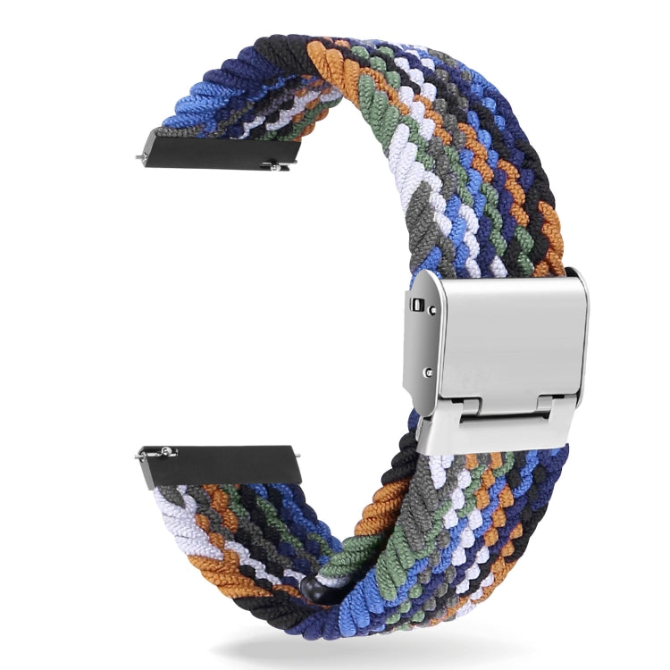For Huawei Watch 4 / 4 Pro Nylon Braided Metal Buckle Watch Band