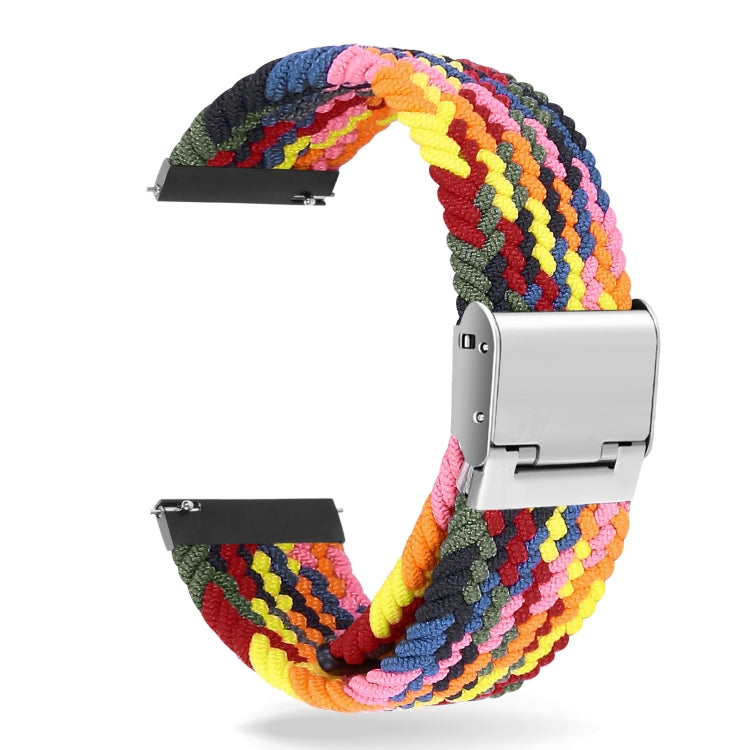 For Huawei Watch 4 / 4 Pro Nylon Braided Metal Buckle Watch Band