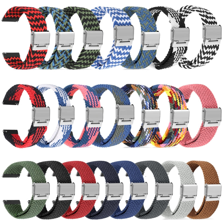 For Huawei Watch 4 / 4 Pro Nylon Braided Metal Buckle Watch Band