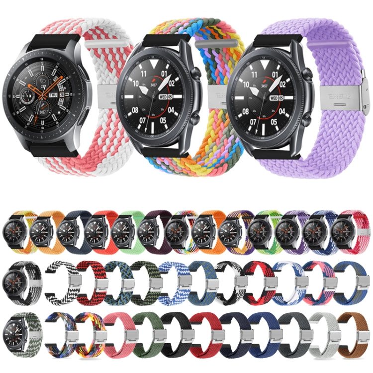 For Huawei Watch 4 / 4 Pro Nylon Braided Metal Buckle Watch Band