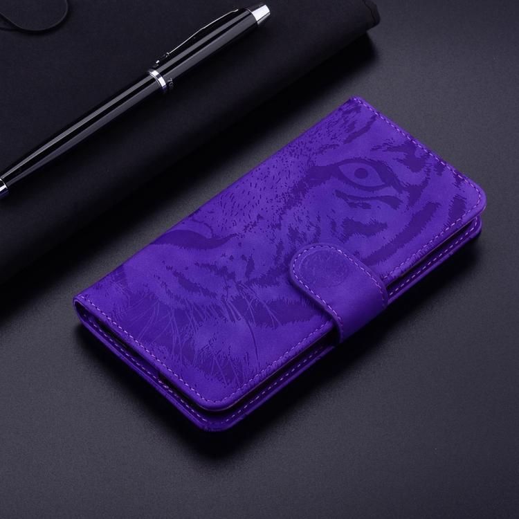 For Motorola Moto G 5G 2025 Tiger Embossing Pattern Flip Leather Phone Case