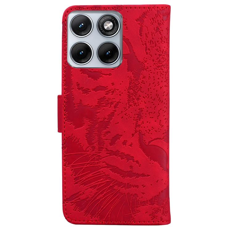 For Motorola Edge 70 Fusion 5G Tiger Embossing Pattern Flip Leather Phone Case
