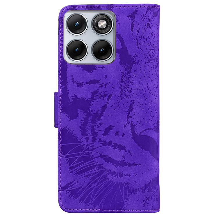 For Motorola Edge 70 Fusion 5G Tiger Embossing Pattern Flip Leather Phone Case
