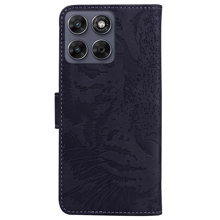For Motorola Moto G67 5G / Moto G77 5G Tiger Embossing Pattern Flip Leather Phone Case