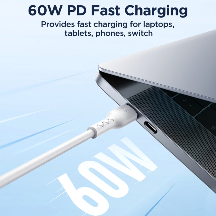 JOYROOM SA26-CC3 Flash Charge Series 60W USB-C / Type-C to USB-C / Type-C Fast Charging Data Cable, Cable Length: