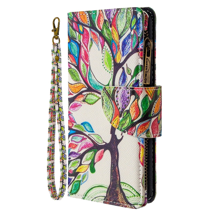 For Xiaomi Redmi Note 7 Colored Drawing Pattern Zipper Horizontal Flip Leather Case with Holder & Card Slots & Wallet
