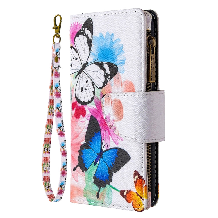 For Xiaomi Redmi Note 8 Colored Drawing Pattern Zipper Horizontal Flip Leather Case with Holder & Card Slots & Wallet