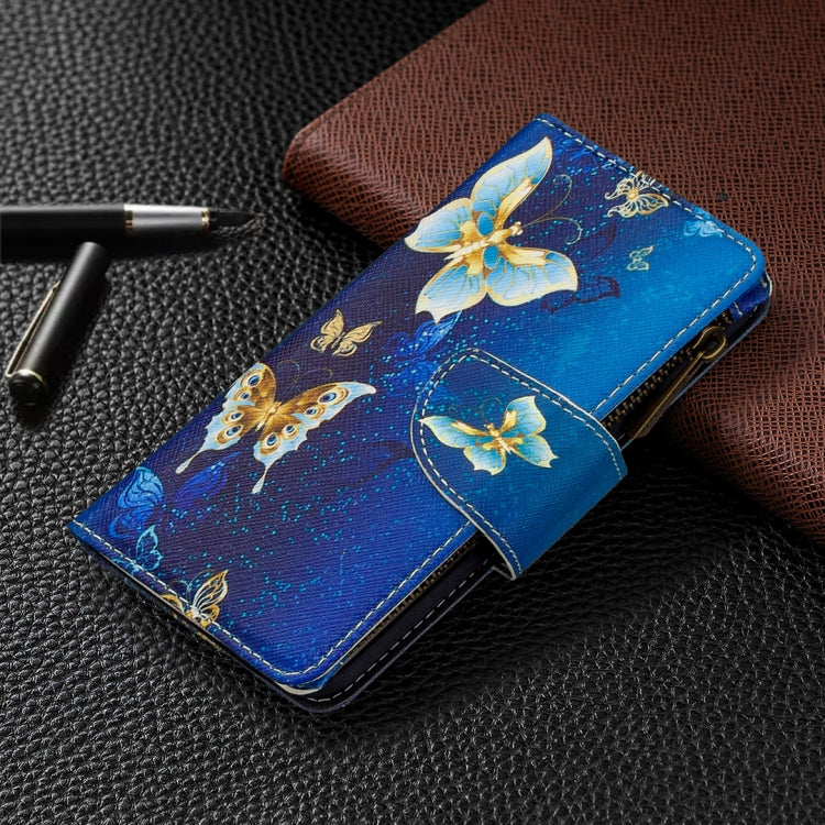 For Xiaomi Redmi Note 9 Pro Colored Drawing Pattern Zipper Horizontal Flip Leather Case with Holder & Card Slots & Wallet