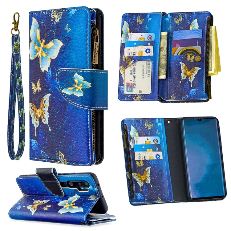 For Xiaomi Mi CC9 Pro / Note 10 Colored Drawing Pattern Zipper Horizontal Flip Leather Case with Holder & Card Slots & Wallet