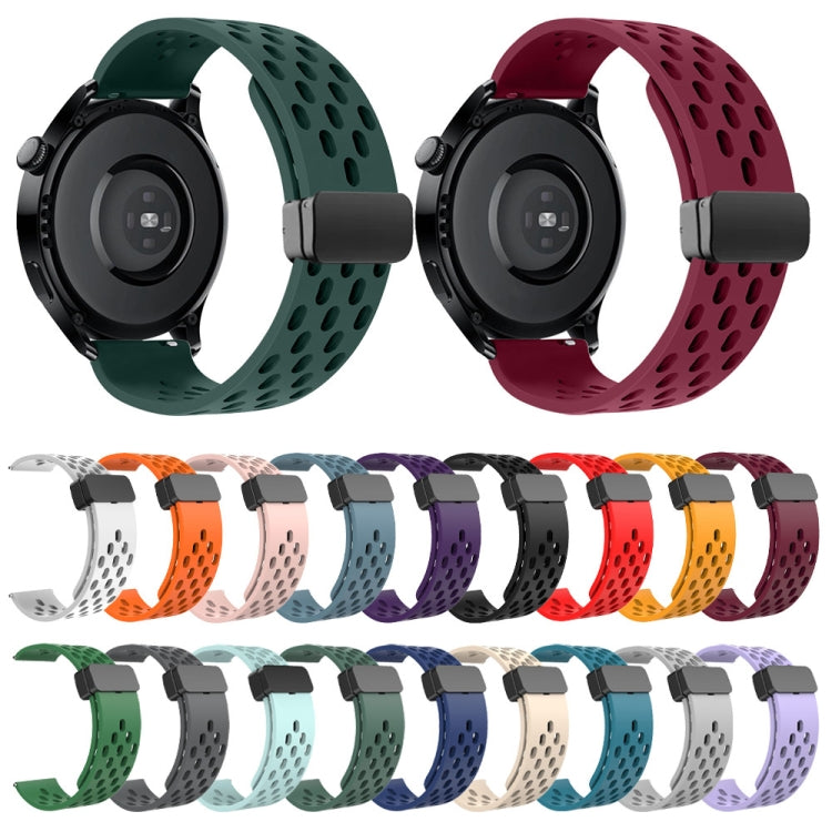 For Huawei Watch 4 / 4 Pro Magnetic Clasp Silicone Watch Band