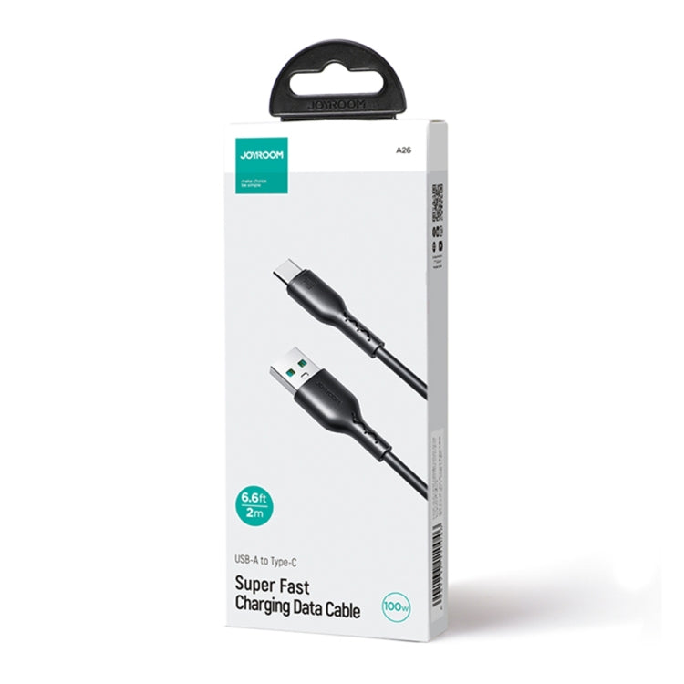 JOYROOM SA26-AC6 Flash Charge Series 100W USB to USB-C / Type-C Fast Charging Data Cable, Cable Length: