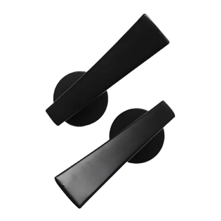 1pair Thickened Flat Hook Door Handle Hook Free Punch Free Installation Curtain Wall Hook