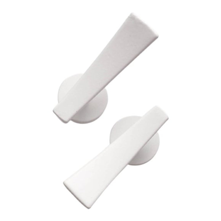 1pair Thickened Flat Hook Door Handle Hook Free Punch Free Installation Curtain Wall Hook