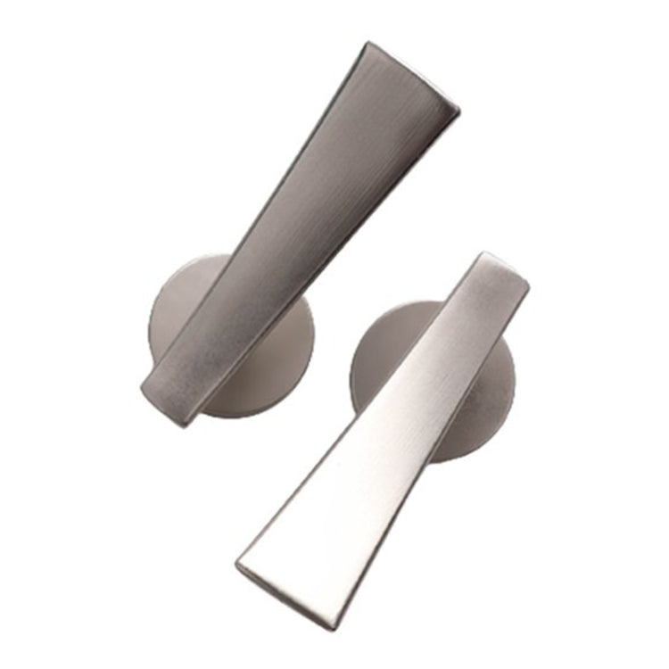 1pair Thickened Flat Hook Door Handle Hook Free Punch Free Installation Curtain Wall Hook