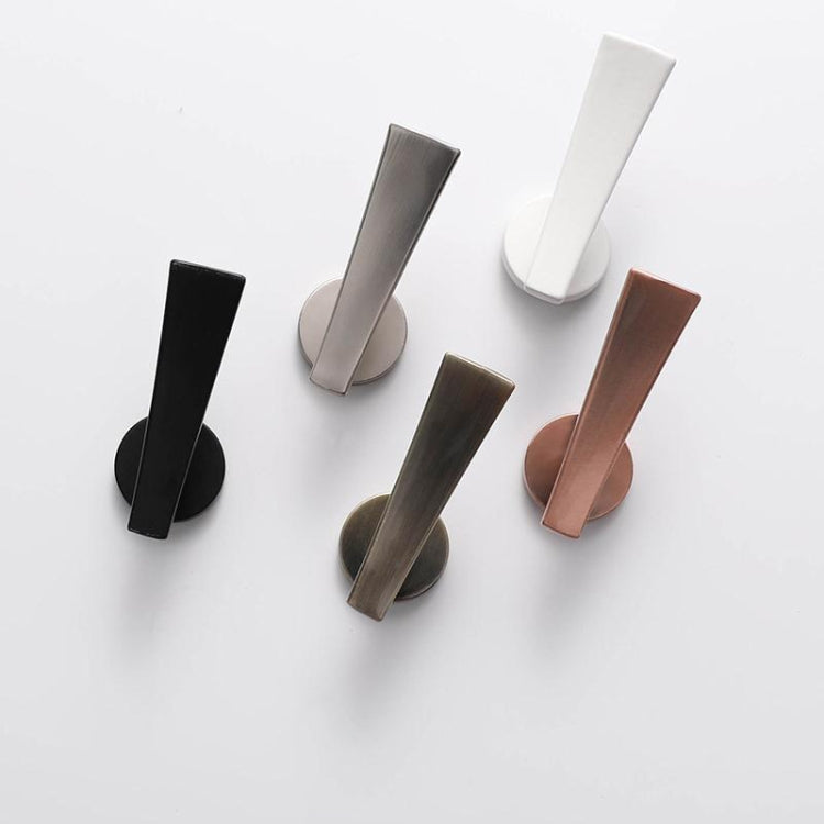 1pair Thickened Flat Hook Door Handle Hook Free Punch Free Installation Curtain Wall Hook
