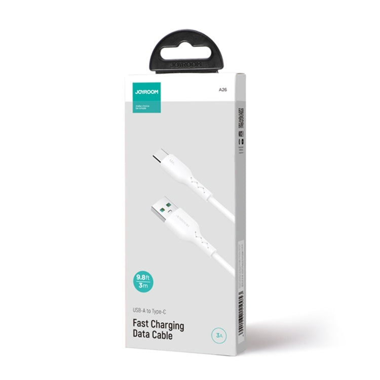 JOYROOM SA26-AC3 Flash Charge Series 3A USB to USB-C / Type-C Fast Charging Data Cable, Cable Length: