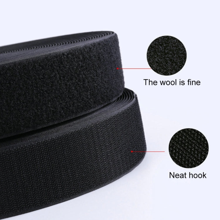 2.5cm Wide Nylon Clothing Textile Accessories Without Glue Hook and Loop Fastener