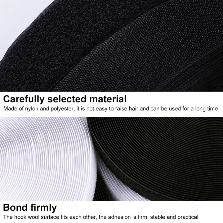2.5cm Wide Nylon Clothing Textile Accessories Without Glue Hook and Loop Fastener