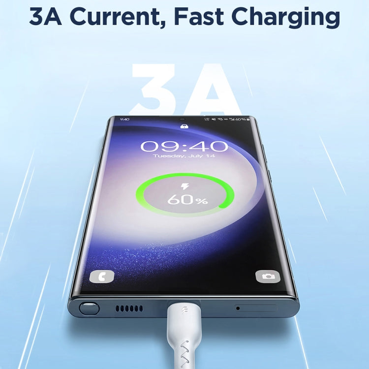 JOYROOM SA26-AM3 Flash Charge Series 3A USB to Micro USB Fast Charging Data Cable, Cable Length: