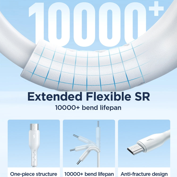 JOYROOM SA26-AM3 Flash Charge Series 3A USB to Micro USB Fast Charging Data Cable, Cable Length: