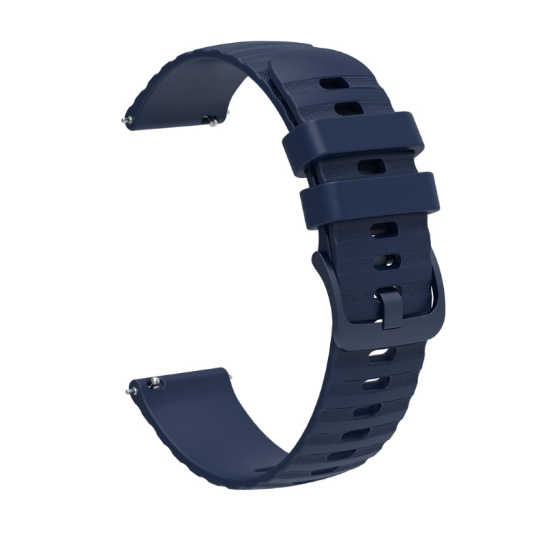 For Huawei Watch 4 / 4 Pro Wavy Dot Pattern Solid Color Silicone Watch Band