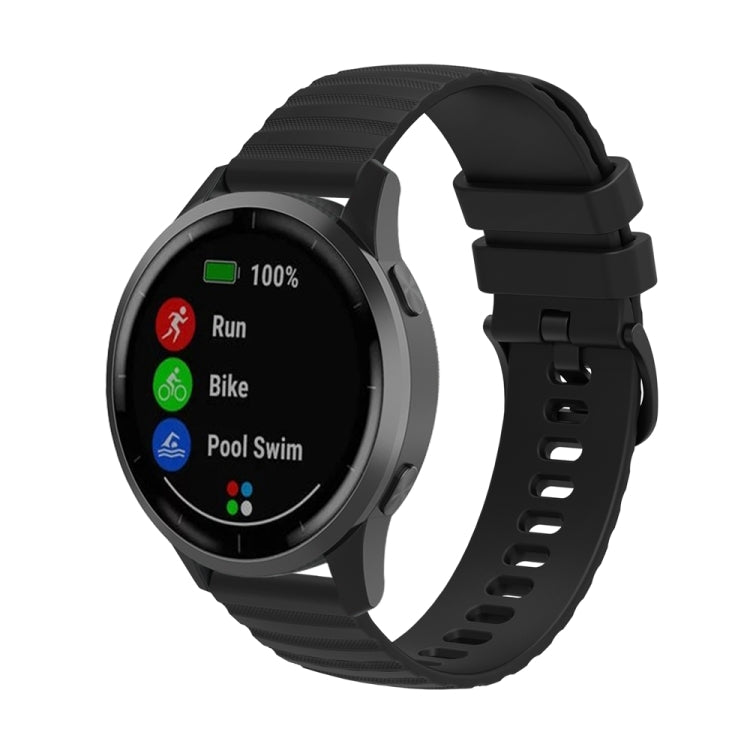 For Huawei Watch 4 / 4 Pro Wavy Dot Pattern Solid Color Silicone Watch Band