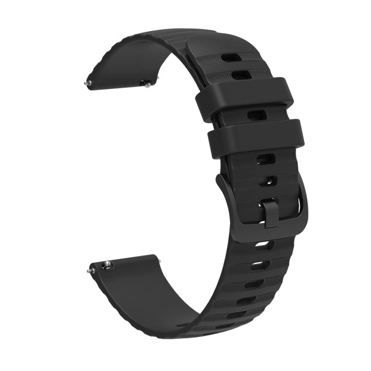 For Huawei Watch 4 / 4 Pro Wavy Dot Pattern Solid Color Silicone Watch Band