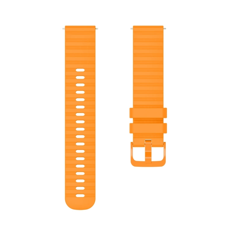 For Huawei Watch 4 / 4 Pro Wavy Dot Pattern Solid Color Silicone Watch Band