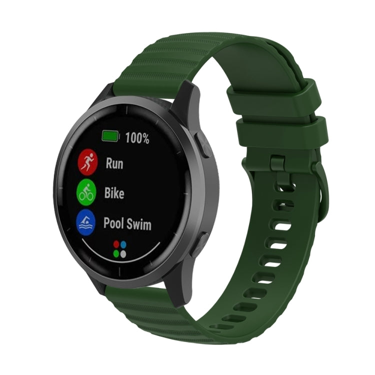 For Huawei Watch 4 / 4 Pro Wavy Dot Pattern Solid Color Silicone Watch Band