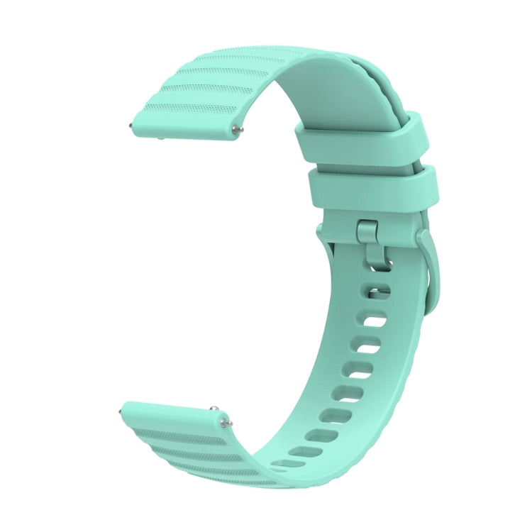 For Huawei Watch 4 / 4 Pro Wavy Dot Pattern Solid Color Silicone Watch Band