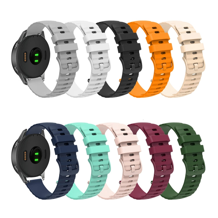 For Huawei Watch 4 / 4 Pro Wavy Dot Pattern Solid Color Silicone Watch Band