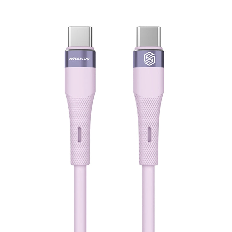 Nillkin 2.4A USB-C/Type-C to USB-C/Type-C Silicone Data Cable, Length: 1.2m