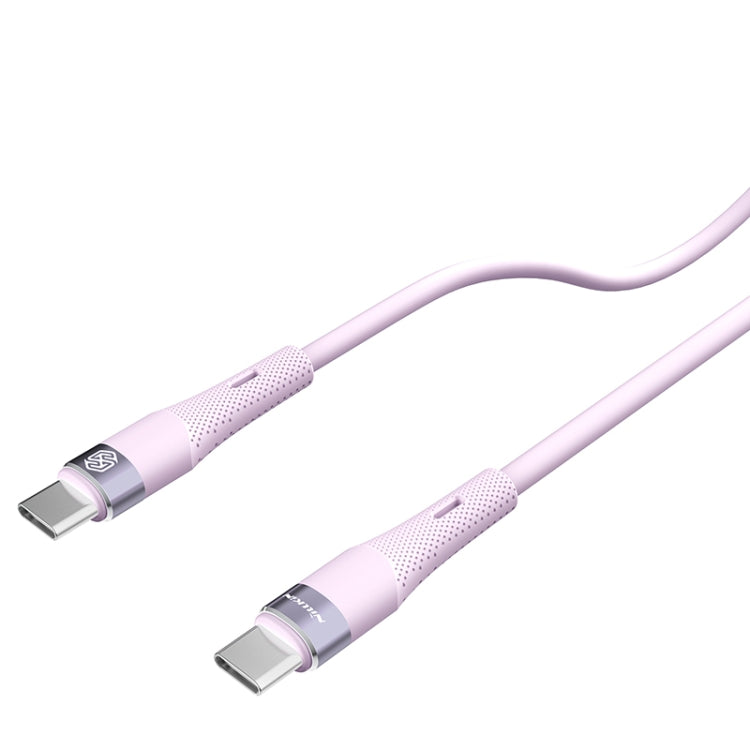 Nillkin 2.4A USB-C/Type-C to USB-C/Type-C Silicone Data Cable, Length: 1.2m