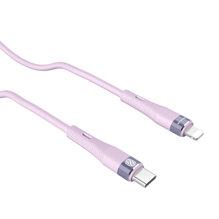 Nillkin 2.4A USB-C/Type-C to 8 Pin Silicone Data Cable, Length: 1.2m