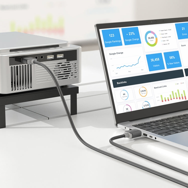 hoco US08 HDTV 2.0 Male to Male 4K HD Data Cable, Cable Length:2m(Black)