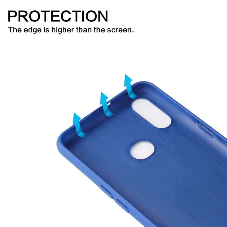 For Samsung Galaxy A10s Shockproof Silicone + TPU Protective Case