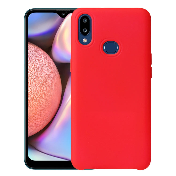 For Samsung Galaxy A10s Shockproof Silicone + TPU Protective Case
