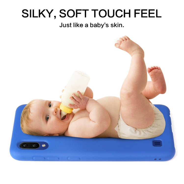 For Samsung Galaxy A10 Shockproof Silicone + TPU Protective Case