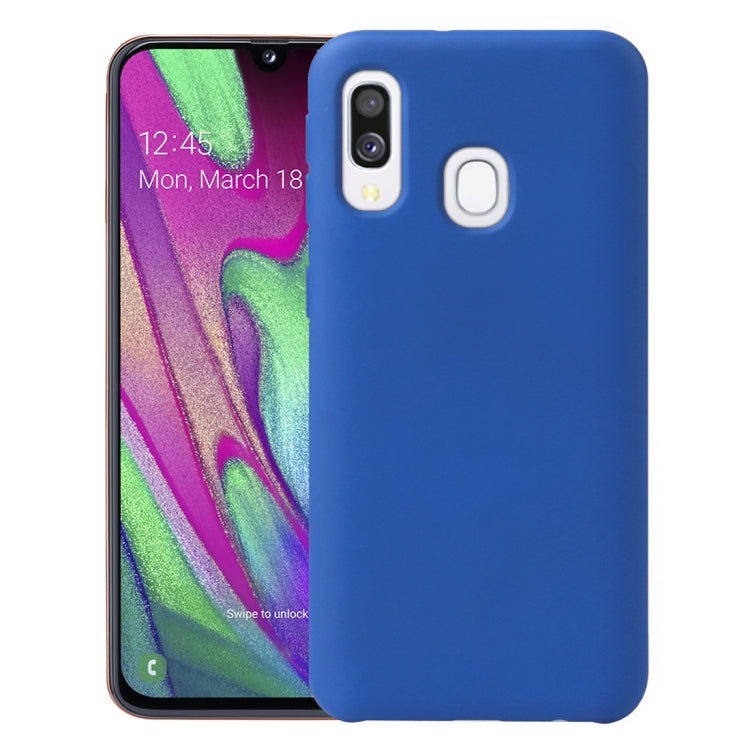For Samsung Galaxy A40 Shockproof Silicone + TPU Protective Case