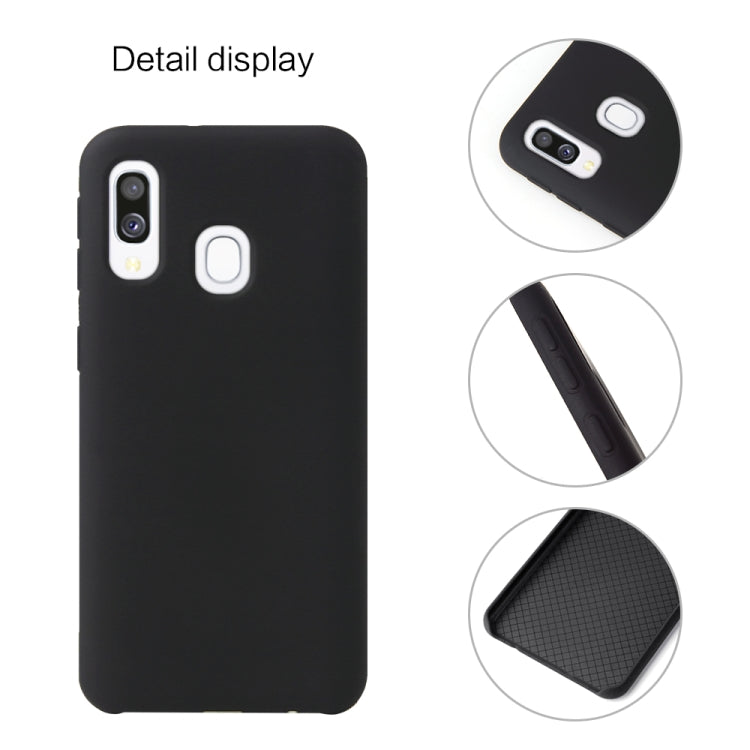 For Samsung Galaxy A40 Shockproof Silicone + TPU Protective Case