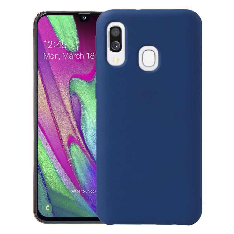 For Samsung Galaxy A40 Shockproof Silicone + TPU Protective Case