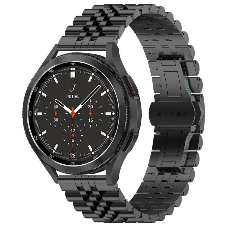 For Huawei Watch 4 / 4 Pro Five Bead Stainless Steel Watch Band