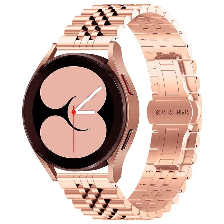 For Huawei Watch 4 / 4 Pro Five Bead Stainless Steel Watch Band