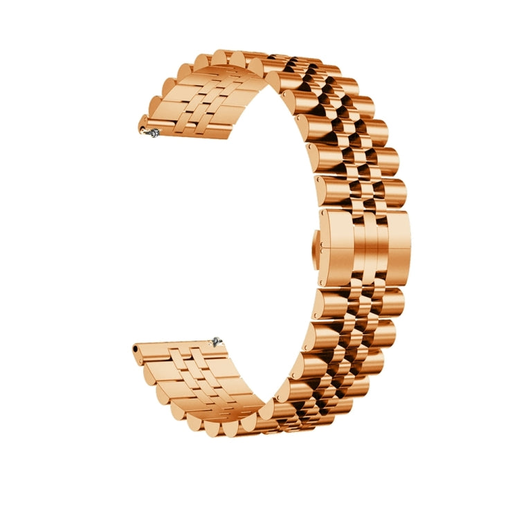 For Huawei Watch 4 / 4 Pro Five Bead Stainless Steel Watch Band